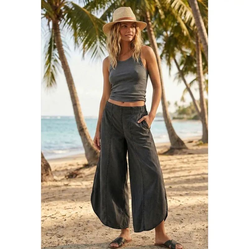 Tulip Washed Denim Relaxed Fit Jeans