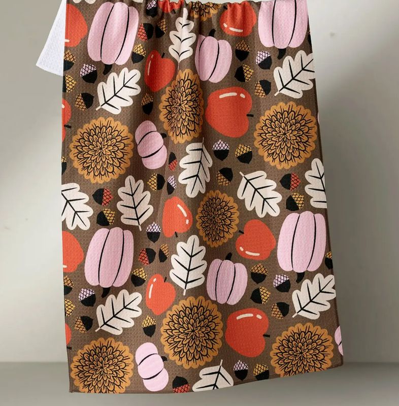 Geometry Crisp and Cozy Tea Towel