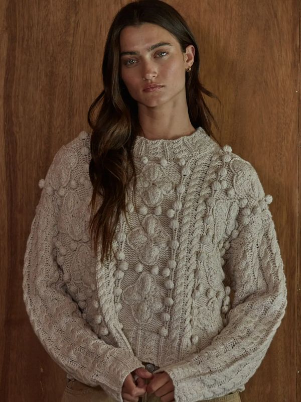 By Together Cable Knit Sweater (Natural)