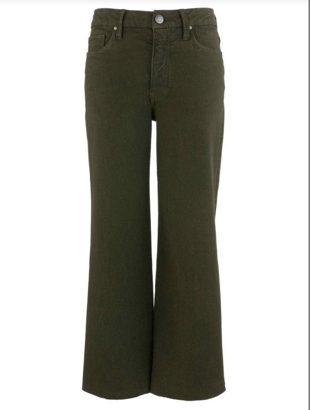 KUT from the Kloth Meg HR Wide Leg (Tuscan Olive)