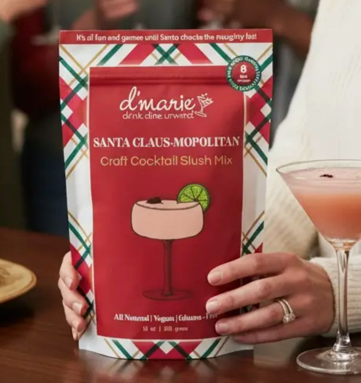 Santa Claus-Mopolitan Craft Cocktail Slush Mix
