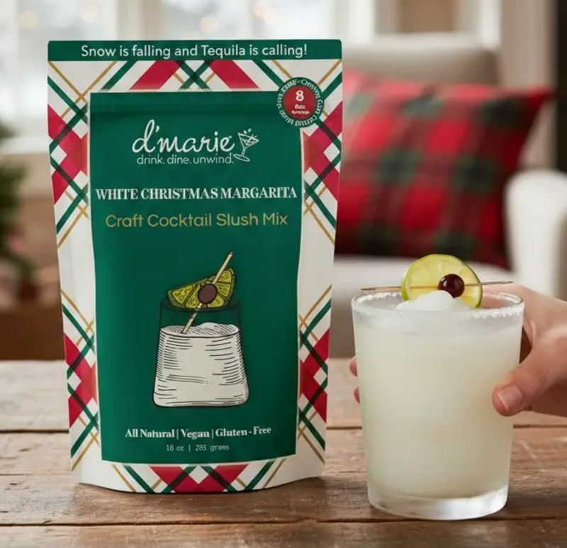 White Christmas Margarita Craft Cocktail Slush Mix