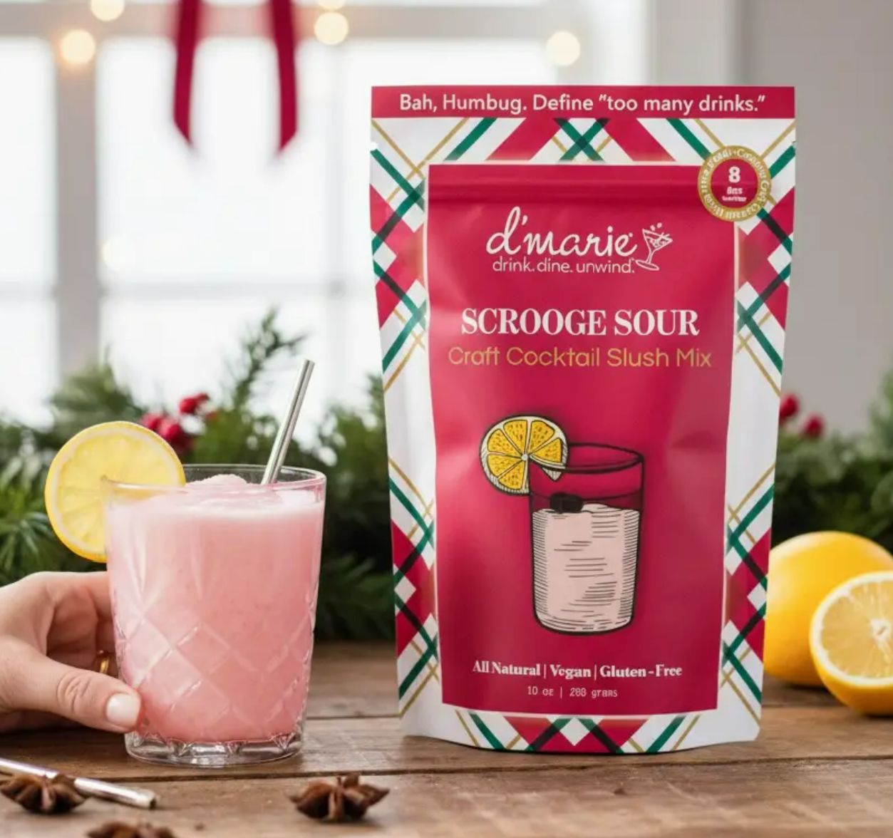 Scrooge Sour Craft Cocktail Slush Mix