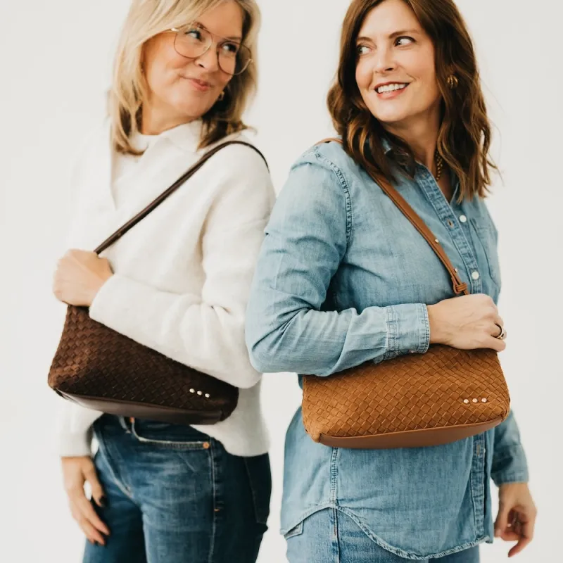 Suede Harper Hobo Shoulder Bag (Choose Color)
