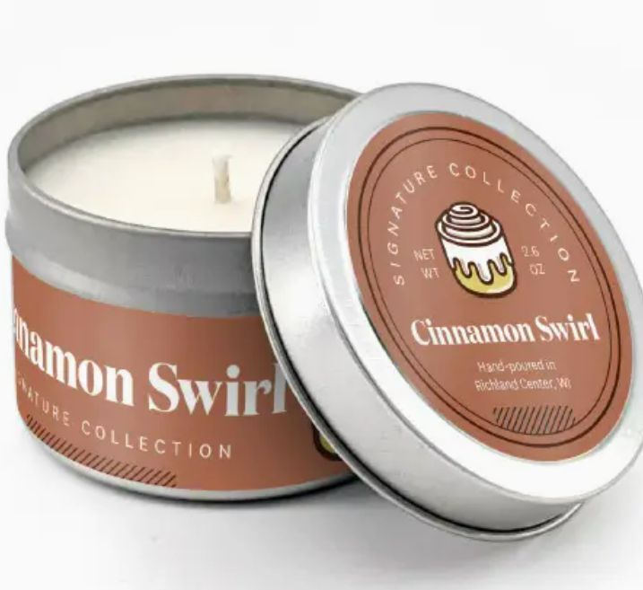 Cinnamon Swirl Soy Candle