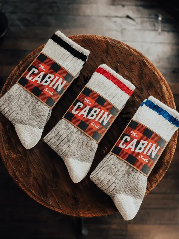 The Upcycled Wool Cabin Sock (Choose Color)