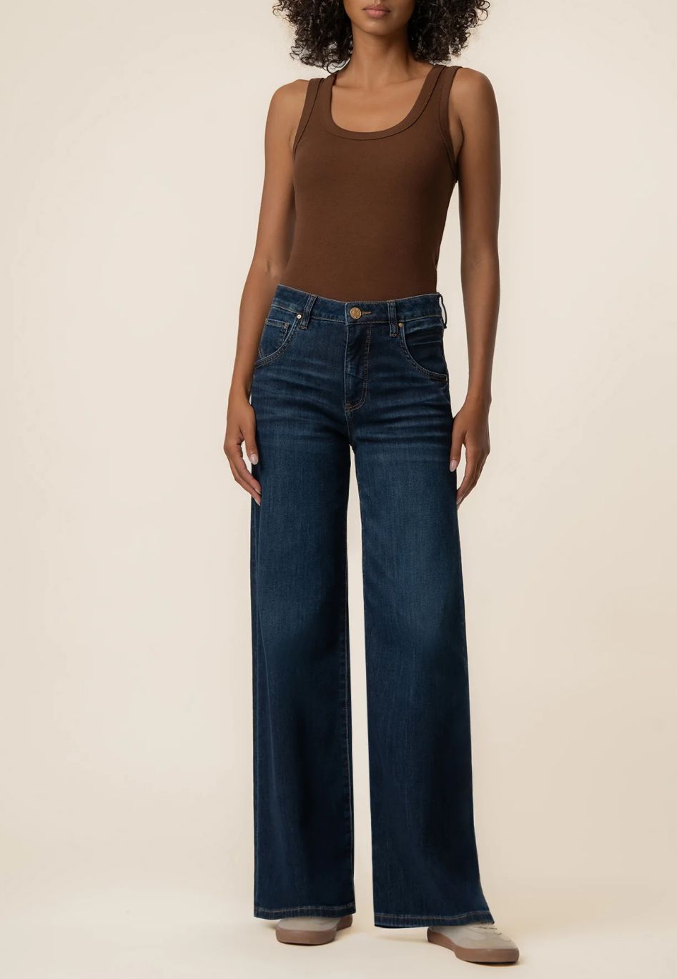 KUT from the Kloth Maya HR Wide Leg (Angelically w/ Dark Base)