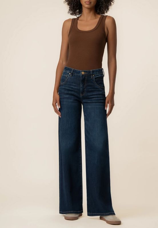 KUT from the Kloth Maya HR Wide Leg (Angelically w/ Dark Base)