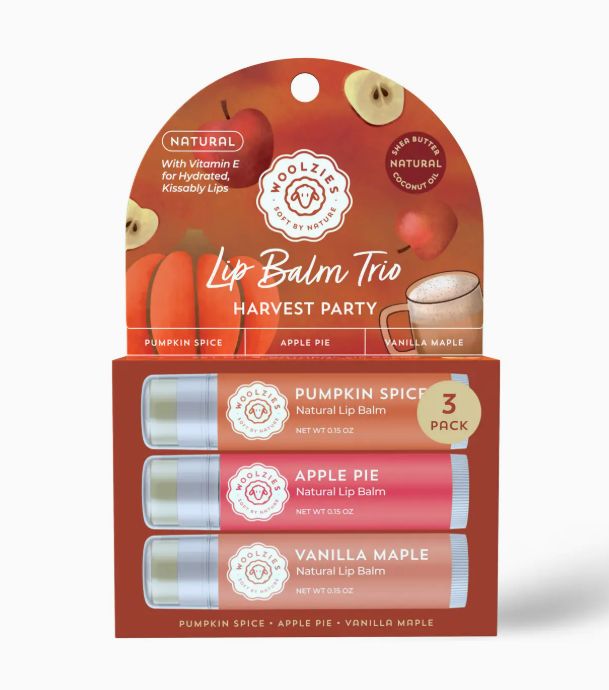 Harvest Lip Balm Trio (Natural)