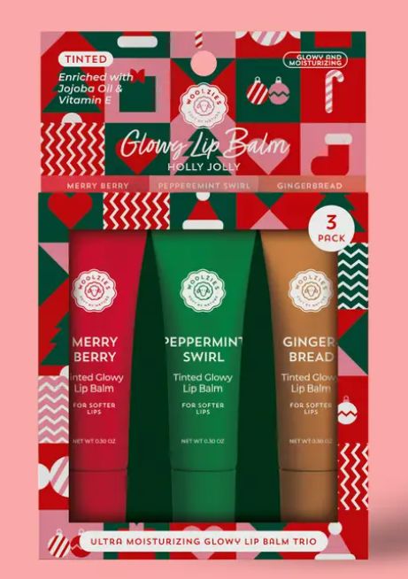 Holly Jolly Glowy Tinted Lip Balms