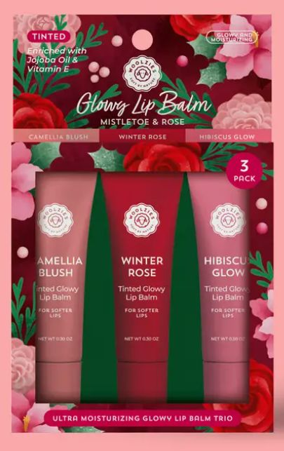Mistletoe &amp; Rose Glowy Tinted Lip Balms