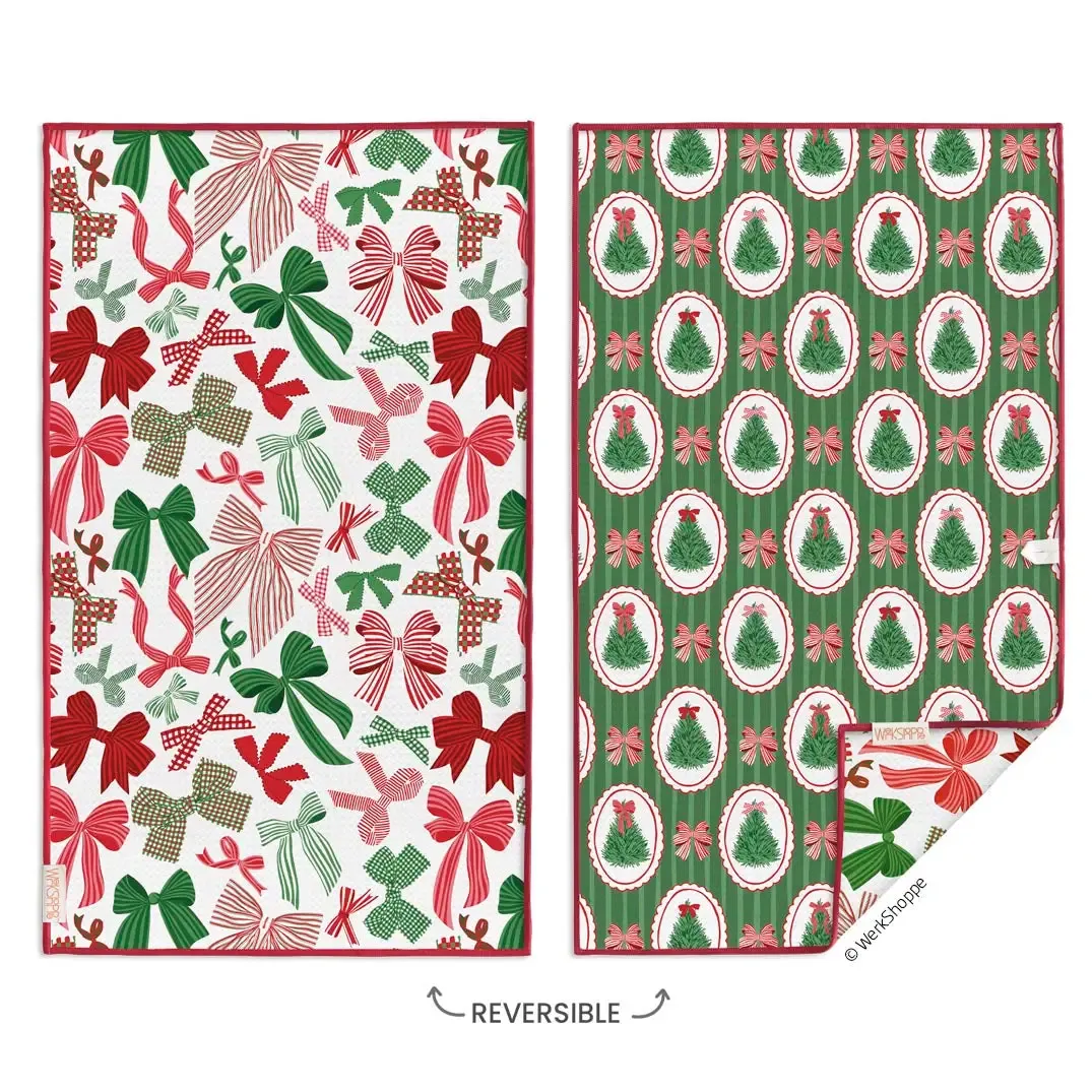 All the Bows Microfiber Kitchen Towel
