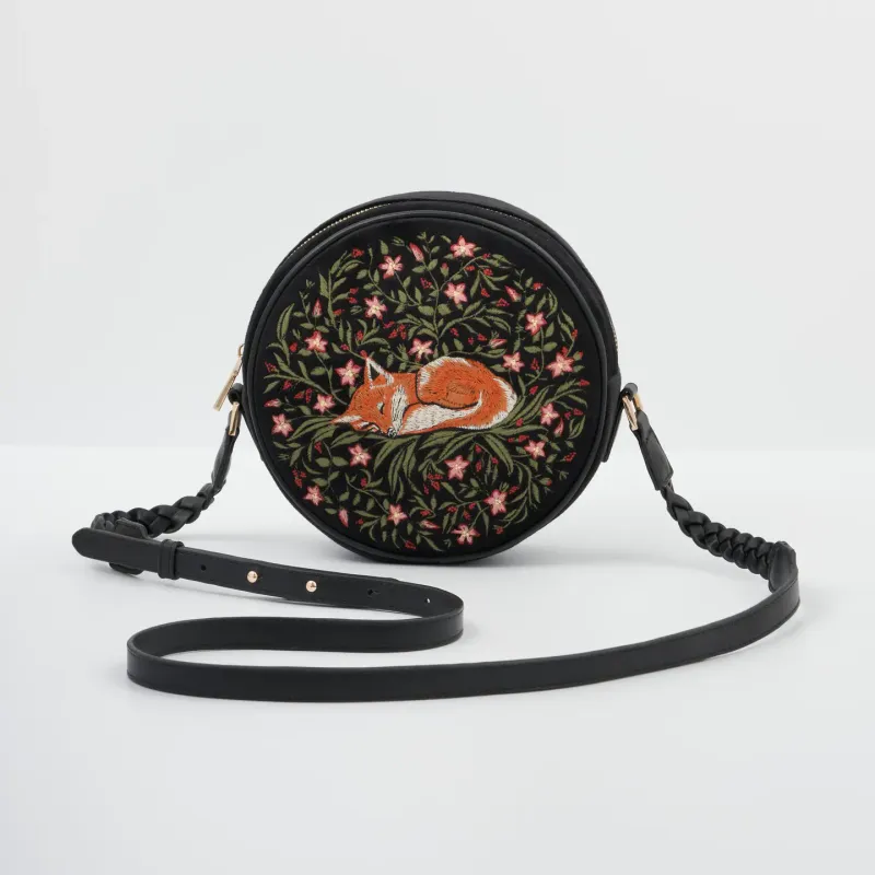 Sleepy Fox Circle Purse