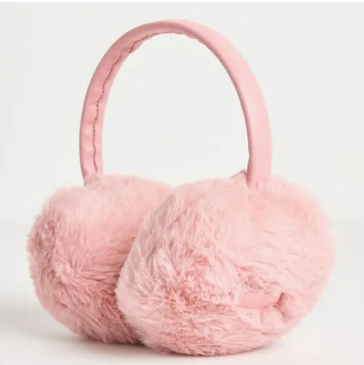 Alice &amp; Wonder Mad Hatter Faux-Fur Earmuff (Blush)