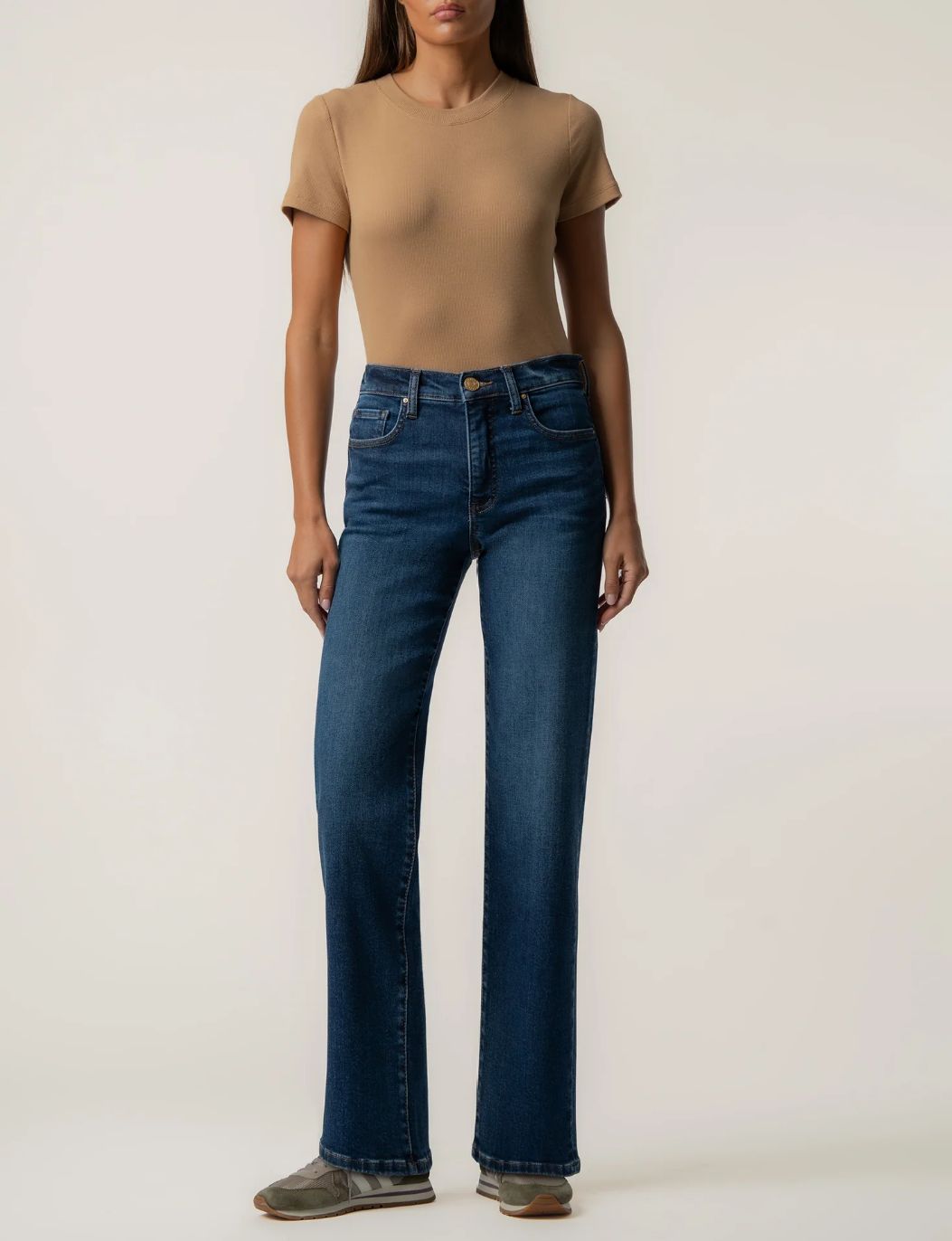 KUT from the Kloth Avery Easy Straight Leg (Sustainably w/ Dk Base)