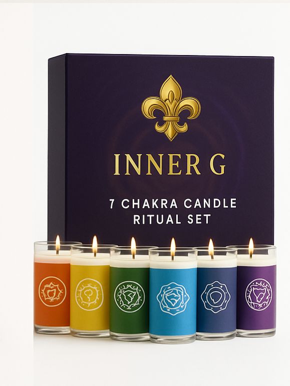 🕯🕯7 Candle Chakra Ritual Set