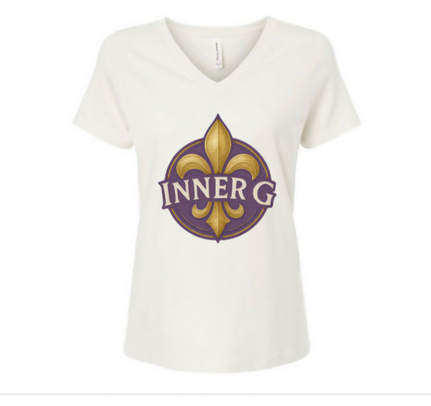 Inner G Purple &amp; Gold T-shirt (V-neck)