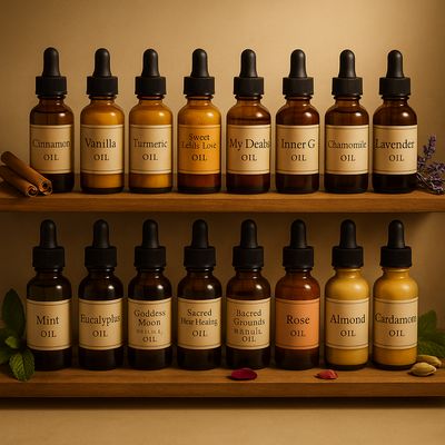 🪔Handcrafted  Botanical Infused Body Oils