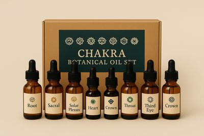 🌈Chakra Botanical Oil Set