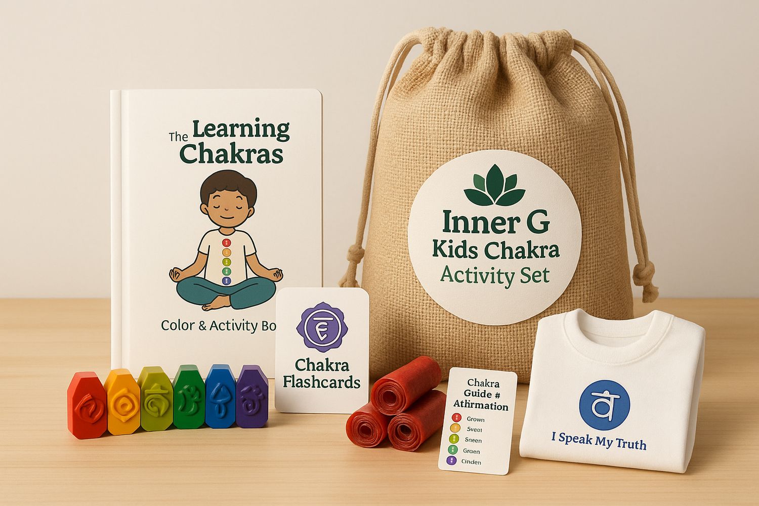 🌈 Inner G Kids Chakra Activity Set