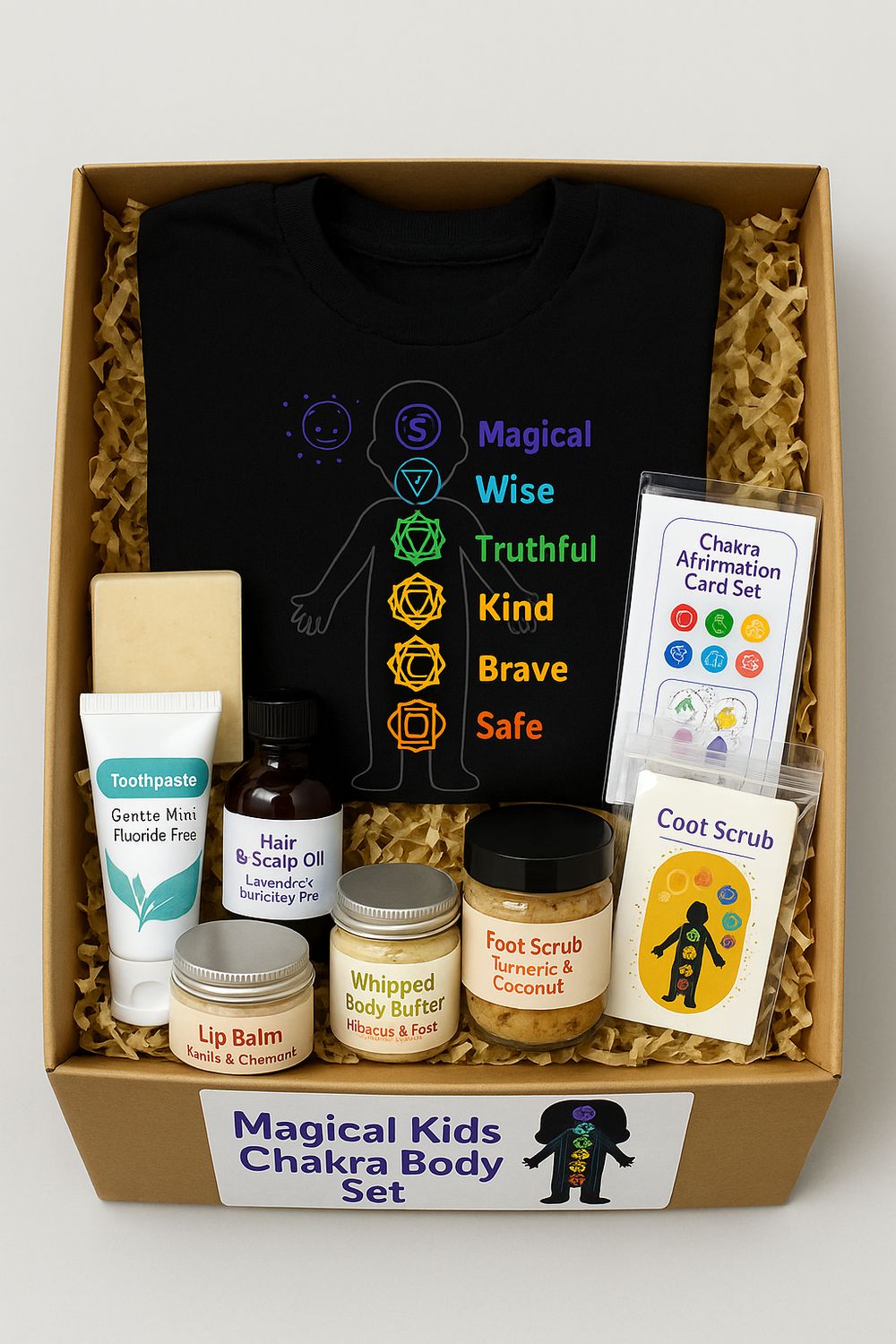 🌈 “Magical Kids” Chakra Temple Care Set