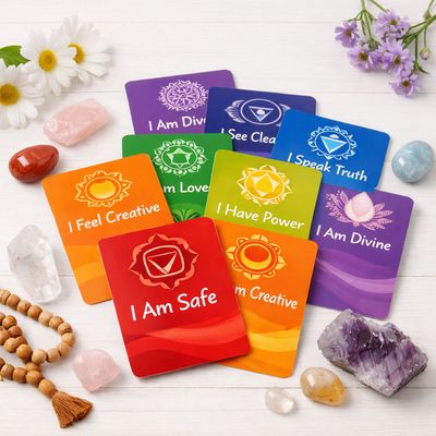 🌈Chakra Flash Cards