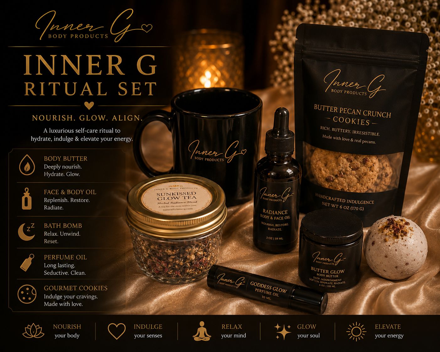 Inner G Goddess Glow Ritual set
