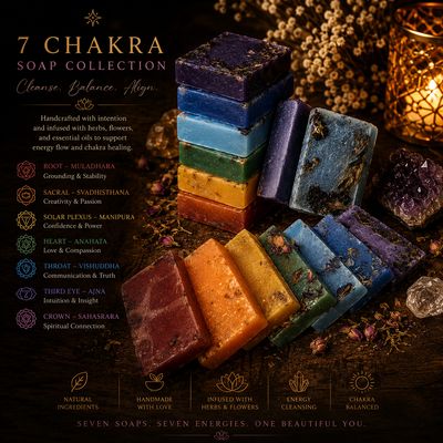 🌈Chakra Soap Ritual Set