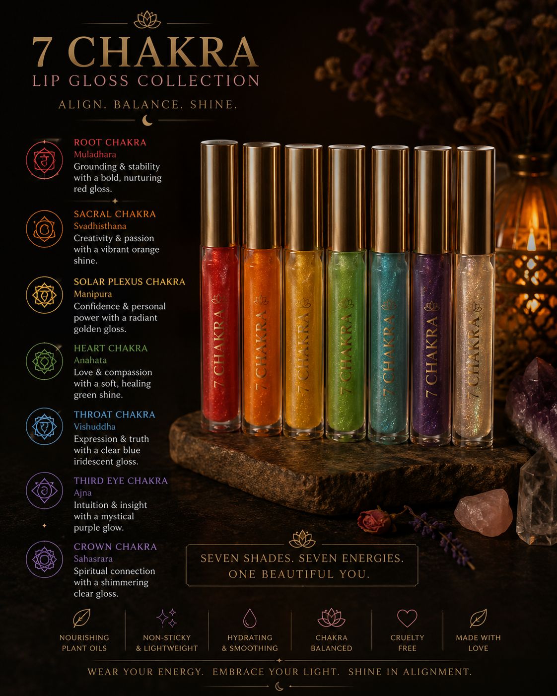 Inner G Chakra Gloss Ritual Set