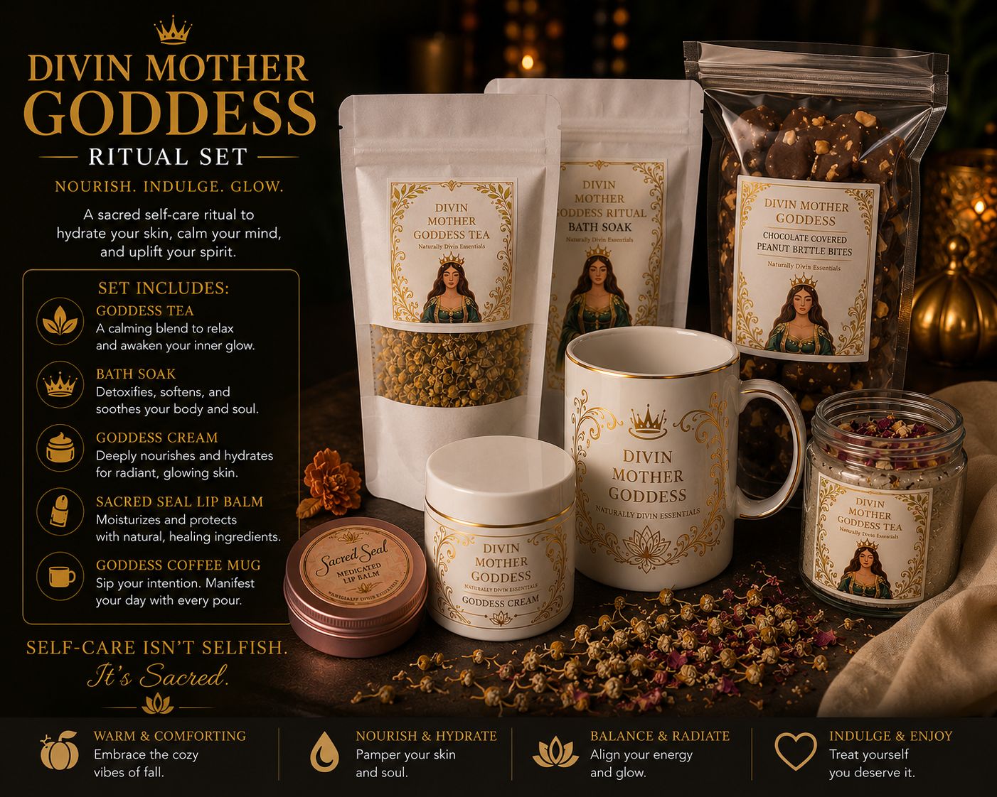Divin Mother Goddess Ritual Set