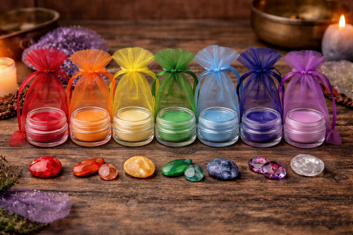Inner G  Mini Chakra Gloss Ritual Set