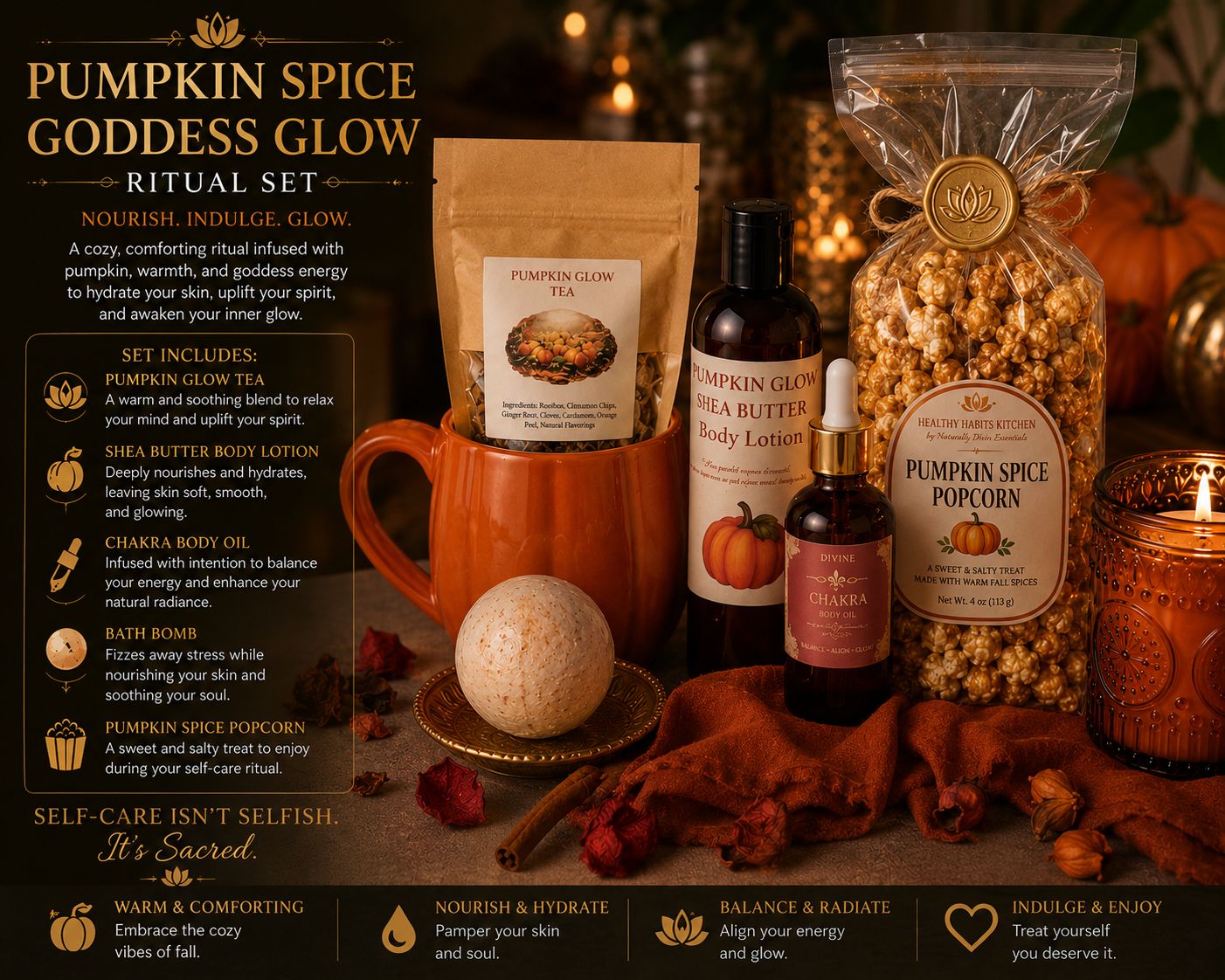 Pumpkin Glow  Ritual sets