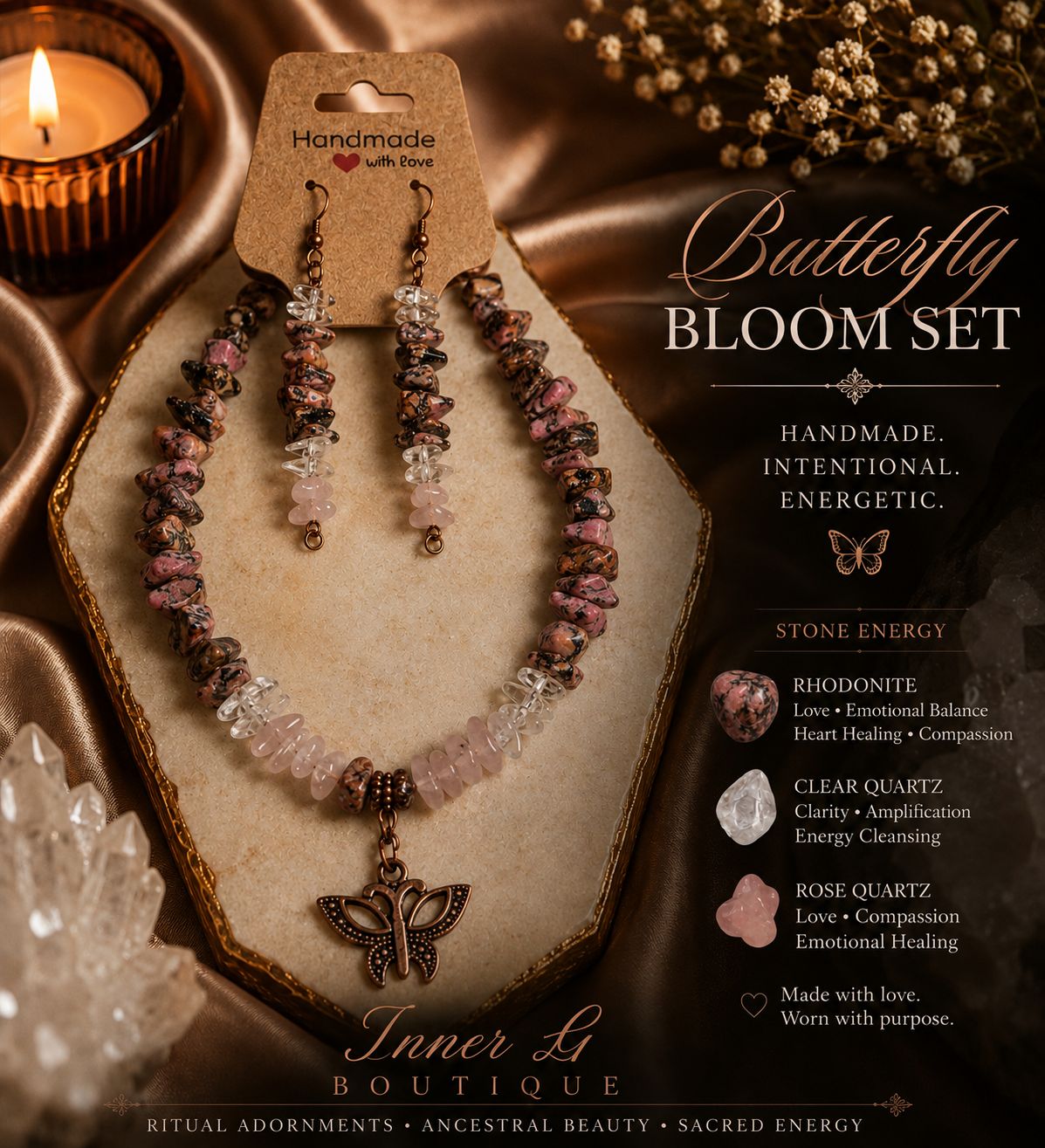 Chip Stone Jewelry Collection Sets