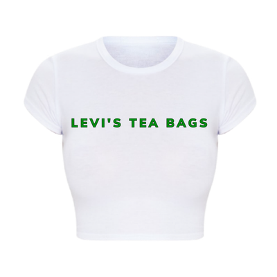 Levi&#39;s Tea Bags Crop Top