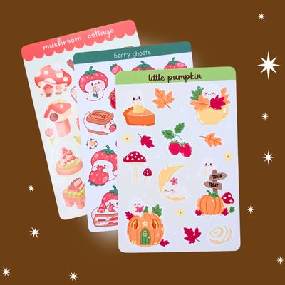 Spooky Season - Ghost Sticker Bundle