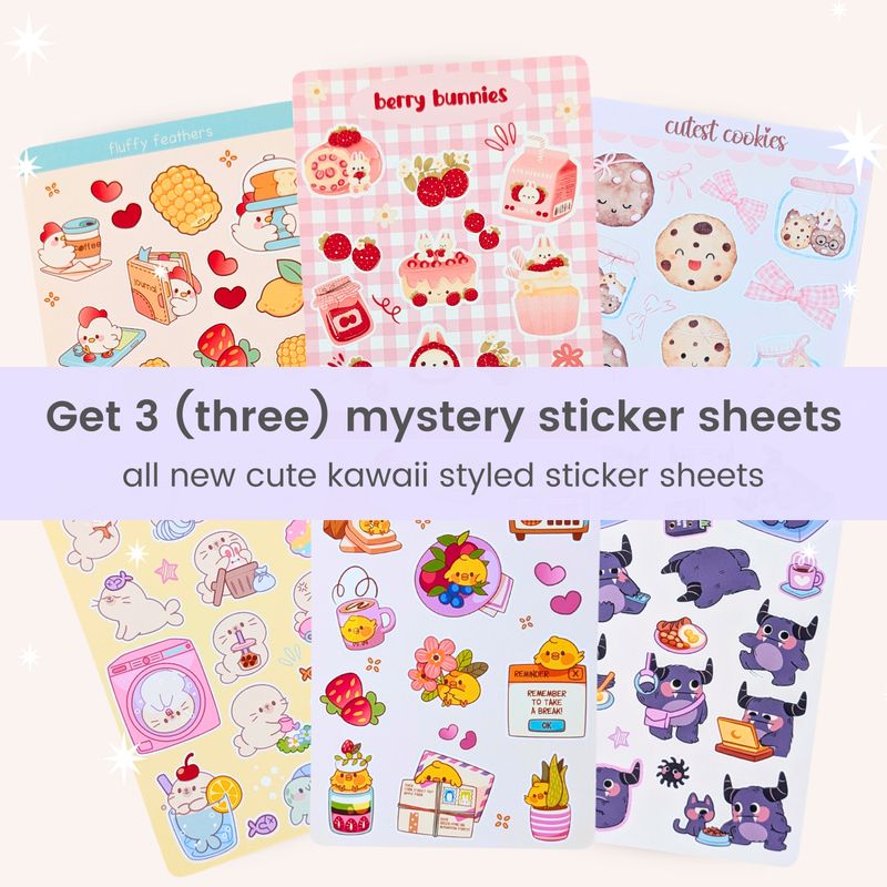 Mystery Sticker Pack - Cute Sticker Bundle Set