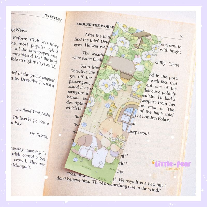 Cat Bookmark Set - Book Lover Accessories - Kawaii Themed Bookmark Set