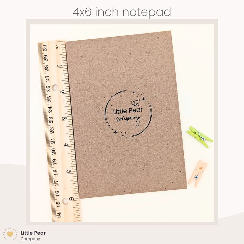 Chicken Notepad - 4x6 Kawaii Rooster Memo Pad - 4x6 Tear Away Pad