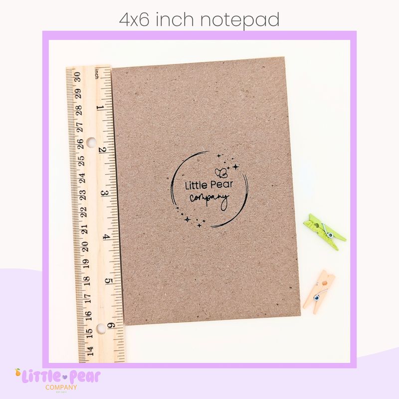 Chicken Notepad - 4x6 Kawaii Rooster Memo Pad - 4x6 Tear Away Pad