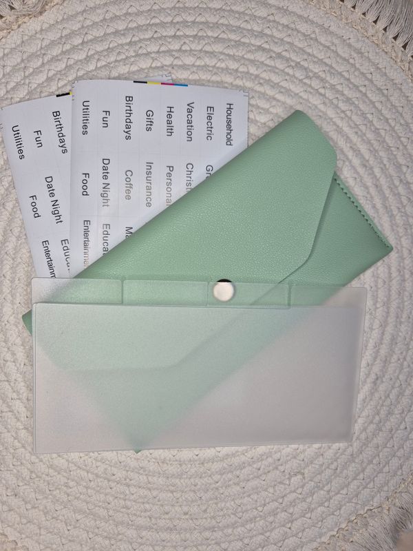 Portemonnee Laura met tabbladen groen