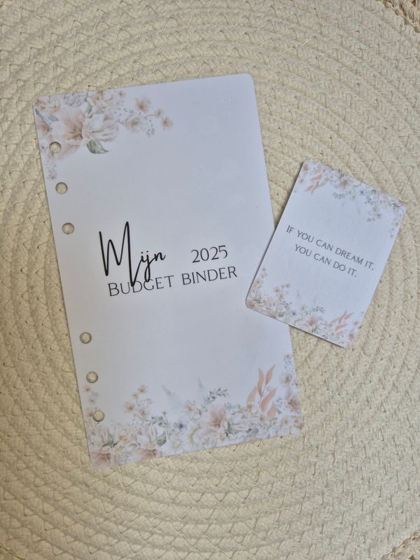 Binder insert en front Dreamy gepersonaliseerd