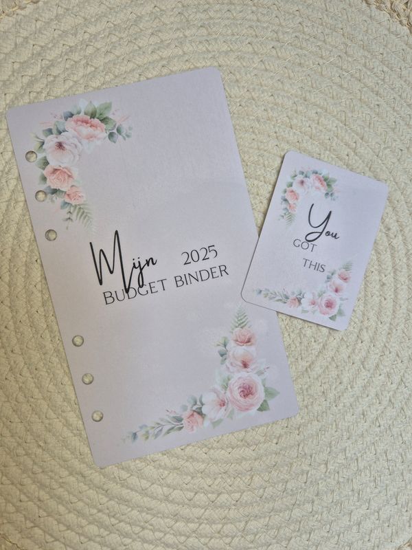 Binder insert en front Romantic gepersonaliseerd