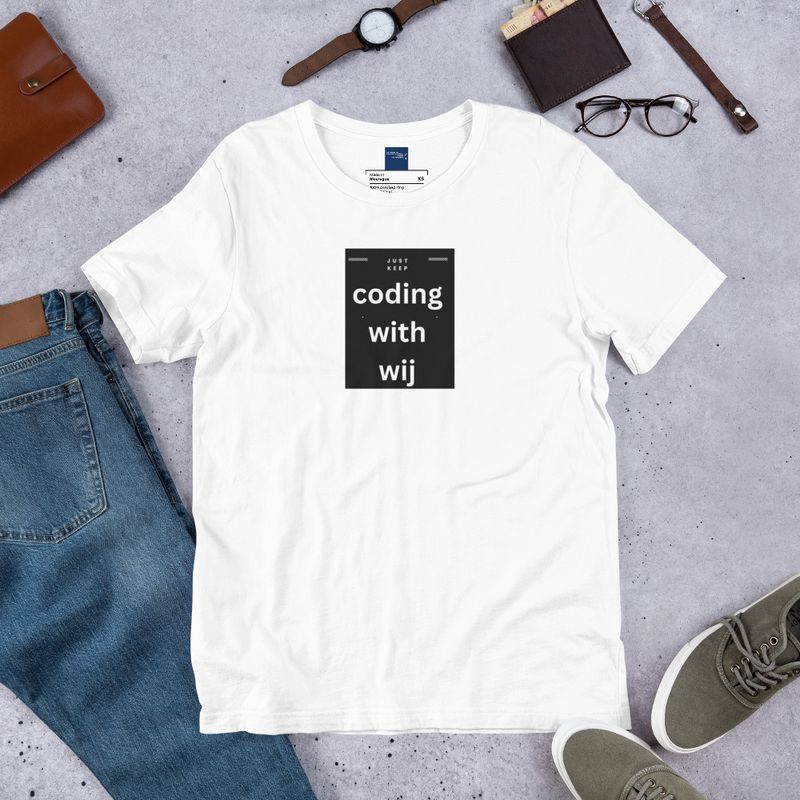 Just keep coding with wij t-shirt Just keep coding with wij t-shirt