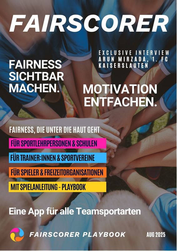 FAIRSCORER PLAYBOOK - Kostenloser Download oder als Magazin bestellbar.