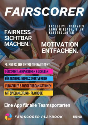 FAIRSCORER PLAYBOOK - Kostenloser Download oder als Magazin bestellbar.