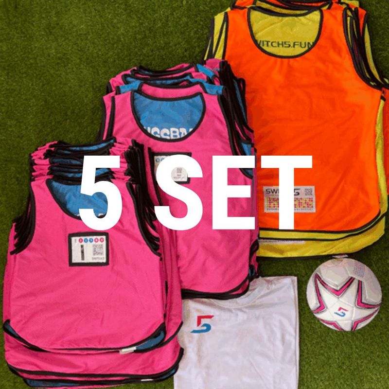 VEREINS PAKET: 5 SET für alle Teams in allen Altersklassen à 22 Wendeshirts