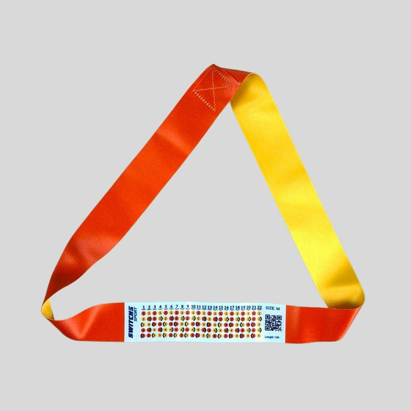 SPIELBAND ALLE GRÖSSEN in Orange &amp; Yellow