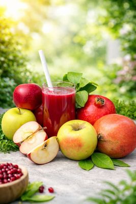 Fresh Cold-Pressed Fruit Juices (No Preservatives, No Concentrates)