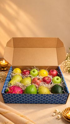 Fruit Boxes and Baskets for Diwali Gifting