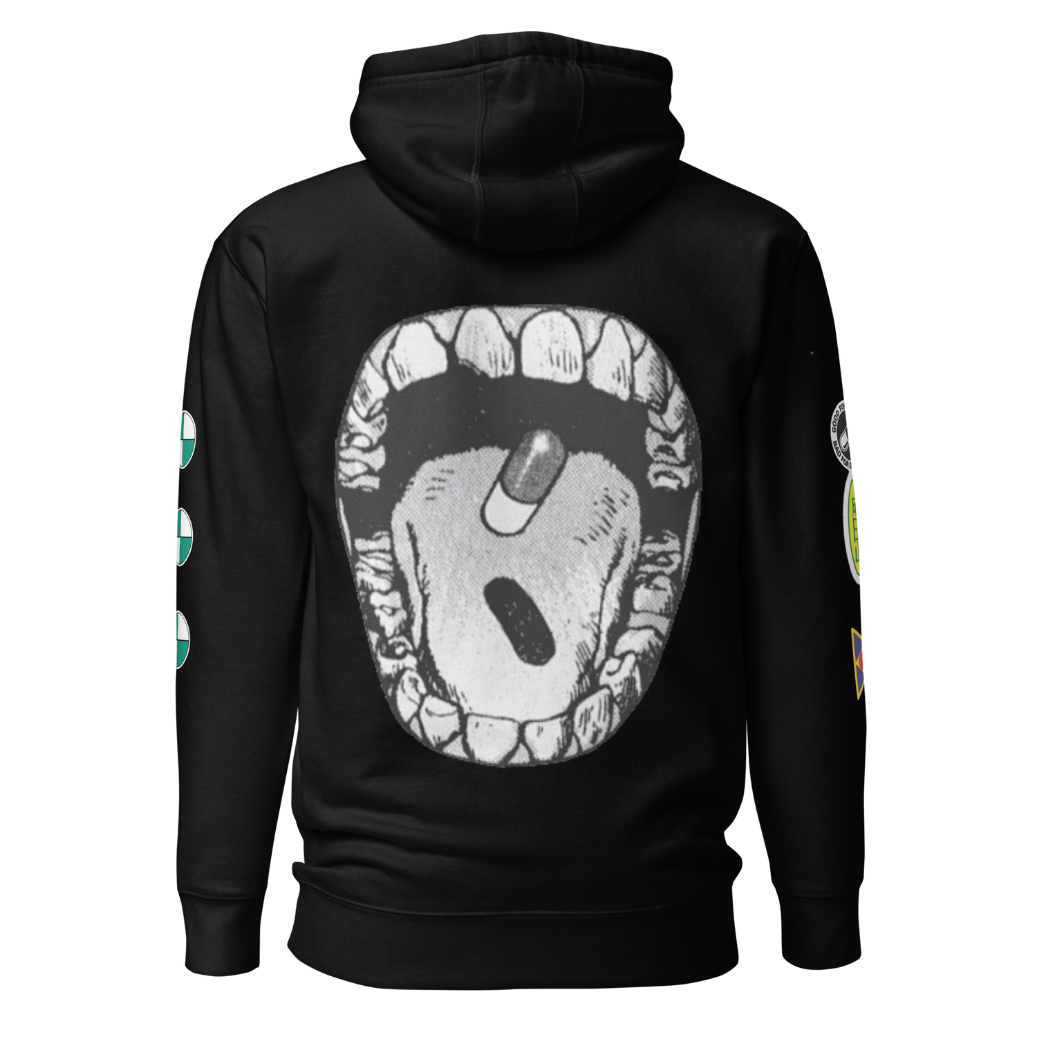 AKIRA BLACK &amp; WHITE HOODIE : YOMI VOL. II